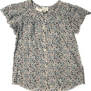 NWT Sundays blue blouse